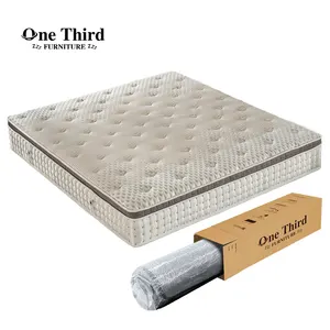 eurolux 3 zoned hard Firm Design 14 inch 35cm pocket coil spring thickness organic 100% natrual latex foam mattress