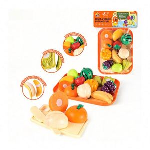 ชุดของเล่นครัวจำลอง ตัดผักผลไม้ สำหรับเด็กอายุ 12 ปีขึ้นไป ของเล่นพลาสติกเสริมพัฒนาการ ฝึกทักษะจินตนาการ แนวไซไฟ - Product Image 5