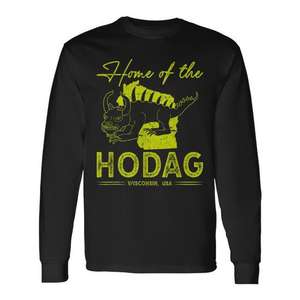 Home Of The Hodag Wisconsin T-shirt à manches longues avec motif de monstre cryptide - Product Image 1
