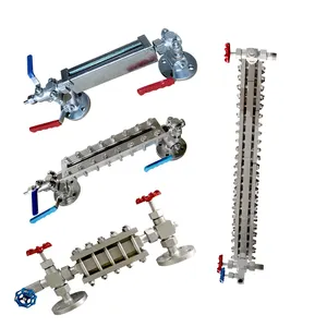 Fabricação de medidores de nível de controle de venda quente, indicadores de nível do tanque, medidor de nível de caldeira transparente/reflexivo do fabricante