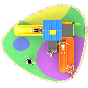 Equipo de Juegos Combinado de Alta Calidad para Exteriores, Atractivo Parque Infantil Pequeño para Niños de Jardí<span class=keywords><strong>n</strong></span> de Infancia - Product Image 2