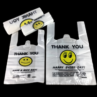 Sacs en plastique PE durables pour supermarché, impression en héliogravure pour sacs fourre-tout et sacs à t-shirt personnalisés avec logo – Vente chaude