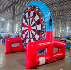 Dardo <span class=keywords><strong>de</strong></span> Fútbol Inflable <span class=keywords><strong>de</strong></span> 13 pies, <span class=keywords><strong>Juego</strong></span> Deportivo al Aire Libre para Niños y Adultos, Tablero <span class=keywords><strong>de</strong></span> Dardos <span class=keywords><strong>de</strong></span> Fútbol con Pelotas - Product Image 2