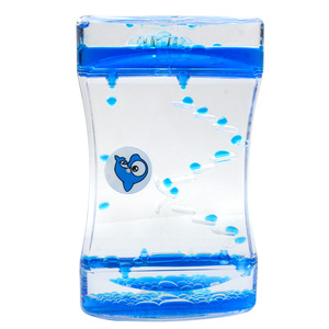 Minuteur à mouvement liquide, <span class=keywords><strong>sablier</strong></span> liquide, ornement à huile acrylique, jouet apaisant anti-stress - Product Image 2