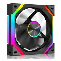 2025 kelas atas 120mm Casing komputer kipas dengan lampu LED pendingin udara 4Pin Molex Casing kipas Gaming PC Casing Heatsink terbuat dari plastik