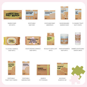 <span class=keywords><strong>Lingettes</strong></span> humides pour bébé d'usine OEM Ingrédients naturels <span class=keywords><strong>Lingettes</strong></span> en fibre de <span class=keywords><strong>bambou</strong></span> écologiques biodégradables compostables sans alcool - Product Image 4