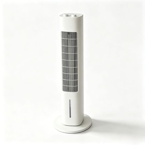 Ventilateur tour rafraîchisseur d'air 60W, moteur sans balais, 3 vitesses/3 flux d'air, commande tactile, minuterie 15H, oscillation large, réservoir amovible 4,5L, classe - Product Image 1