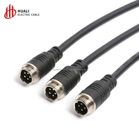 Connecteur d'aviation circulaire, prise d'aviation GX12 4 broches pour câbles