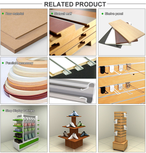 Chất lượng cao <span class=keywords><strong>18mm</strong></span> ván <span class=keywords><strong>MDF</strong></span> với sơn bột màu xám, rãnh cho đồ nội thất và hiển thị, giá bán buôn - Product Image 6