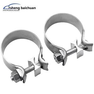 Abrazaderas Universales de Acero Inoxidable 304 para Sistemas de Escape Modificados, Tubos de Escape de Automóviles, Mangueras de Alta Resistencia, Venta Directa de Fábrica - Product Image 3