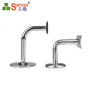 Soportes de tubo de pasamanos de acero inoxidable para montaje en pared cepillado SANON SS304 316 - Product Image 6