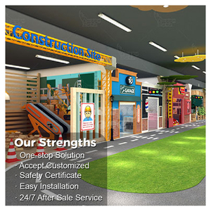 Maisons de jeu personnalisées pour enfants Tiny Town, centre de divertissement intérieur pour bébés et jeunes enfants, idéal pour les aires de jeux intérieures - Product Image 2