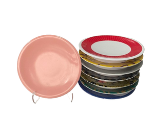 แผ่นเมลามีนสำหรับ A5พลาสติกสีชมพูขนาด15ซม. ทรงกลมมีเมลามีนสำหรับใช้เป็น<span class=keywords><strong>สายพาน</strong></span>ลำเลียง - Product Image 4