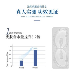 มาส์กใต้ตาไฮโดรเจล OEM บำรุงผิว ลดเลือนริ้วรอย ลดรอยคล้ำใต้ตา และอาการบวม - Product Image 4