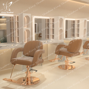 Sillón de <span class=keywords><strong>Peluquería</strong></span> de Alta Gama para Salón de Belleza, Silla Elevadora para Barbería, Ideal para Lavado de Cabello, Corte, Permanente, Tinte y Descanso - Product Image 1