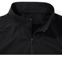 Vestes de moto personnalisées en nylon léger, imperméables, coupe-vent, ajustables, à fermeture éclair, à manches courtes pour hommes, pour le golf et les activités de plein air