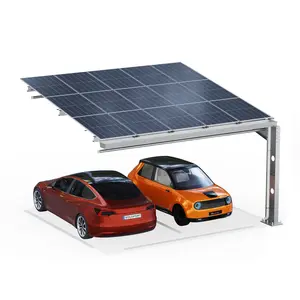 Soloport Brand PP2-A6300 Metal Frame Car Parking Shed Roof One-Sided Extension Field Car Park Canopy