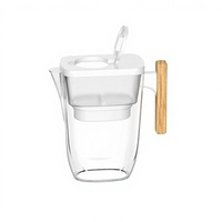 Zero Water Filter Pitcher 3.5L Alkaline Plastik Arab untuk Rumah Tangga Mewah Penggunaan di Rumah dengan Resin Penukar Ion Tinggi dan Karbon Aktif