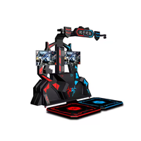 Plateforme de jeu de tir d'arcade en réalité virtuelle 9D en intérieur, jeu de tir en réalité virtuelle à deux joueurs, simulateur de chasse à la carabine pour centre commercial