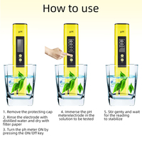 Testeur numérique de qualité de l'eau PH TDS Meter 0-14 pH 0-9990PPM Affichage LCD TDS/EC ODM Personnalisable 0.01pH Précision 1 an de garantie