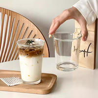 Estick Ins Style Backmouth Verre Boissons Café Thé Lait Latte Petit Déjeuner Tasses pour Milkshakes