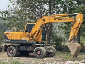 Máquina excavadora de ruedas Hyundai 2019 usada, origen de Corea del 150, maquinaria pesada de segunda mano, modelo del año-7 - Product Image 2