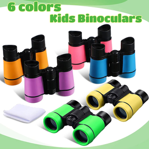 Jumelles réglables pour enfants, portables, en caoutchouc antidérapant, pour l'apprentissage éducatif en plein air et les cadeaux d'anniversaire - Product Image 3
