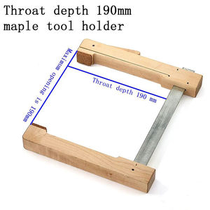Pince à gorge profonde en fer et bois d'érable massif, fabriquée à la main, pour ponts de guitare, <span class=keywords><strong>violoncelle</strong></span> et violon, fixation en bois en forme de F pour le travail du bois - Product Image 6