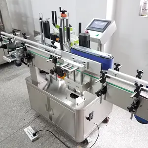 Customize round bottle labeling machine/glass bottles labeller/double used labeling machine for all kinds of bottles