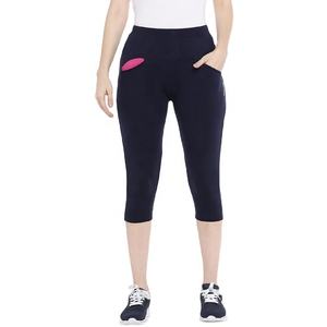 PIHA SPORTS Leggings Capri Taille Haute Sexy et Doux pour Femme, Couleur Unie, Sur Mesure, 2026 - Effet Ventre Plat, Élastique Amincissant, 220g - Product Image 1