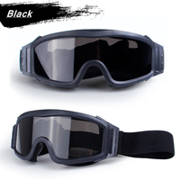 MIL-PRF-32432A filtre respirant Anti buée réglable TPU Sports de plein air chasse lunettes de tir CS jeu lunettes tactiques