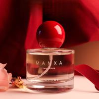 Botol parfum bening silinder kualitas tinggi, botol parfum bening 50ml 2024 ml bagian bawah tebal silinder kualitas tinggi model baru 100