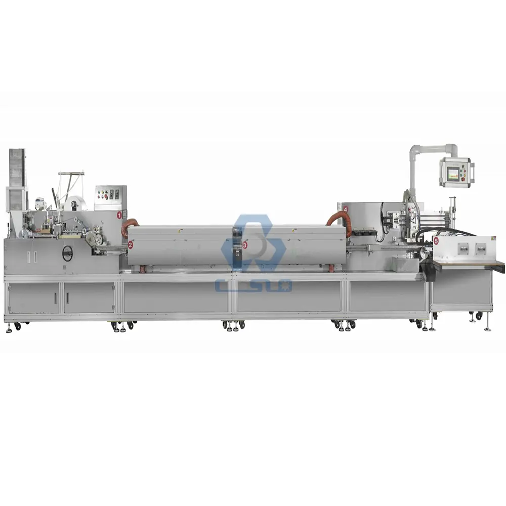 Fully automatic wood bamboo stick cotton swab production line