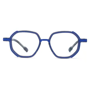 Finione optik gözlük gözlük çerçevesi gözlük bayan Rhinestone Vintage yuvarlak gözlük çerçeveleri