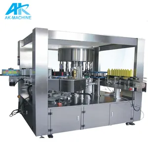 Juice Bottle Beverage Bottle Opp Labeling Machine Dark Purple Bottle Labeling 500ml Labeling Machine