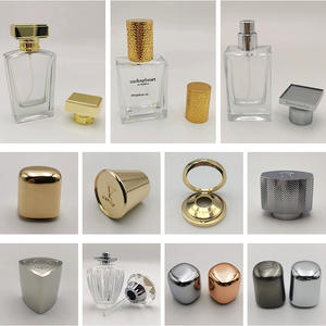 ฝาปิดขวดน้ำหอมแบบหรูหรา ทำจากโลหะซามัค คุณภาพสูง รุ่นมงกุฎ ลายดอกไม้ หินอ่อน สีทอง ป้องกันการหก - Product Image 6