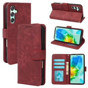 Funda de teléfono de cuero de lujo para <span class=keywords><strong>Samsung</strong></span> Galaxy A06 A16 A35 A55 A36 A56 funda de teléfono móvil con tapa magnética fuerte - Product Image 4