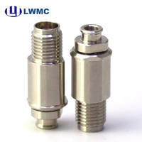 Conector de Módulo RF de Microondas para Equipo de Comunicación Móvil de Estación Base, Montaje en Panel Hembra de 2.92mm para Cable de 0.086mm