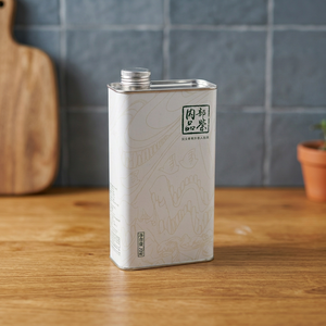 Lata Rectangular de Acero Inoxidable de 750 ml con Tapa de Rosca para Vino, Vodka, Licores y Bebidas - Product Image 4