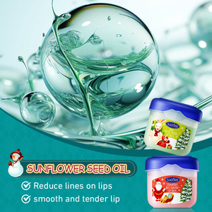 Coffret cadeau de baume à lèvres de Noël, kit de soin des lèvres hydratant aux fruits naturels, anti-dessèchement, réparation des lèvres - Product Image 6