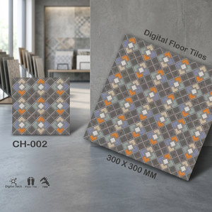 Carreaux de sol en céramique numérique givrée 30x30cm, effet gaufré, design texturé en porcelaine de qualité supérieure - Product Image 6