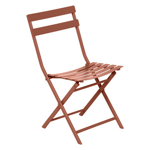 CHAISE GREENSBORO EN ACIER AMBRÉ - Product Image 1