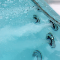Grand spa extérieur, piscine individuelle, spa utilisé, piscine sans fin de 8 mètres, piscine de natation