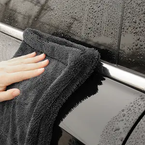 Custom Logo Twisted Loop Micro Fiber Wash Cleaning Towels Microfiber Drying Towel Car Care Detailing Quick-dry