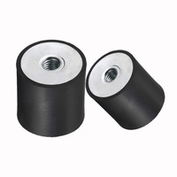 Support anti-vibration en caoutchouc sur mesure, isolateur fileté femelle-femelle, amortisseur de chocs pour équipement industriel