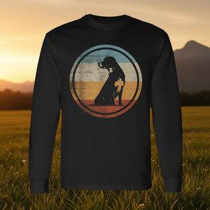 เสื้อยืดแขนยาวสไตล์เรโทรสำหรับสุนัขพันธุ์เกรทเชอร์สวิสแมウンเทนด็อก - Product Image 3