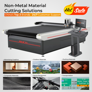 <span class=keywords><strong>Plateforme</strong></span> de transport automatique RUK, découpe précise de tous types de plaques de caoutchouc, machine de découpe de caoutchouc à couteau vibrant CNC - Product Image 2