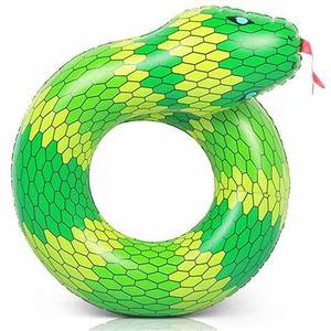 Flotteur de piscine gonflable d'anneau de bain de serpent pour la plage extérieure d'été d'enfants d'adultes - Product Image 3