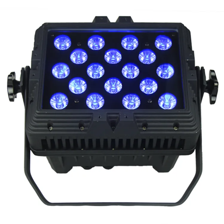 屋外の建物の洗浄防水IP65dmx 18x10w rgbwLEDウォールウォッシャーライト