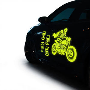 Etiqueta Adhesiva Magnética Reflectante para Vehículos de PVC Personalizada, Adhesivos para Automóviles, Letrero Magnético, Adhesivo para Parachoques - Product Image 3